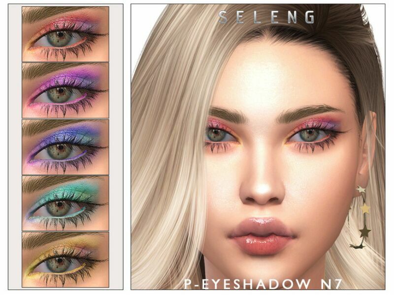 P-Eyeshadow N7 [Patreon] By Seleng Sims 4 CC