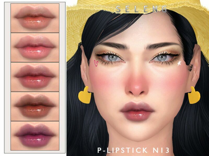 P-Lipstick N13 [Patreon] By Seleng Sims 4 CC