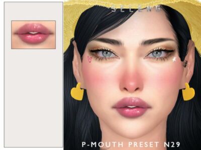 P-Mouth Preset N29 [Patreon] By Seleng Sims 4 CC