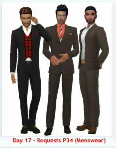 P34 Menswear Sims 4 CC