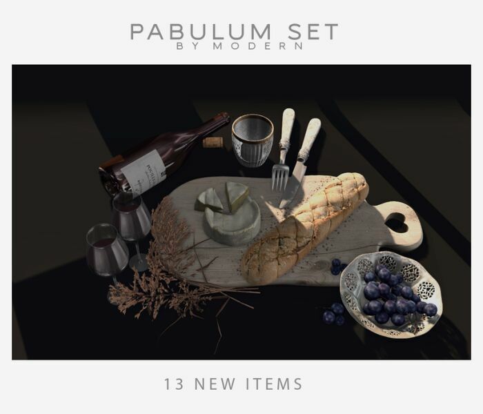 Pabulum SET By Modern Sims 4 CC