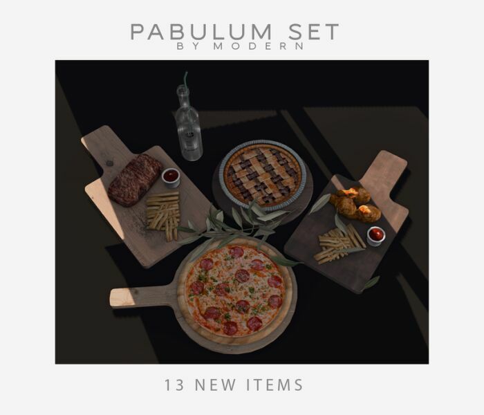 sims 4 cc pabulum set by modern 2