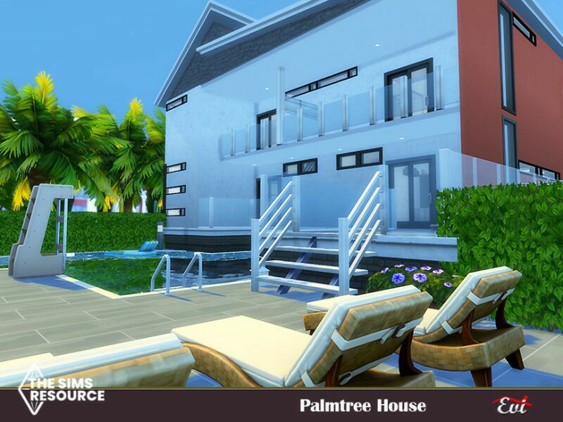 sims 4 cc palmtree house no cc by evi 3