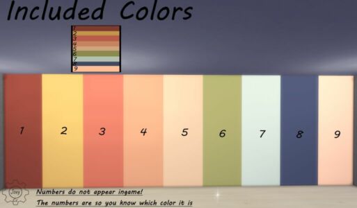 Pantone Neutral Tints By Joey Sims 4 CC