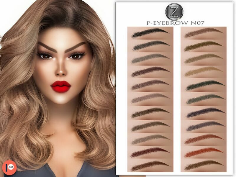 Patreon – (Early Access) Eyebrow N07 By Zenx Sims 4 CC