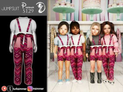 [Patreon] (Early Access) Jumpsuit S129 By Turksimmer Sims 4 CC