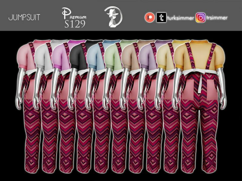 sims 4 cc patreon early access jumpsuit s129 by turksimmer 2