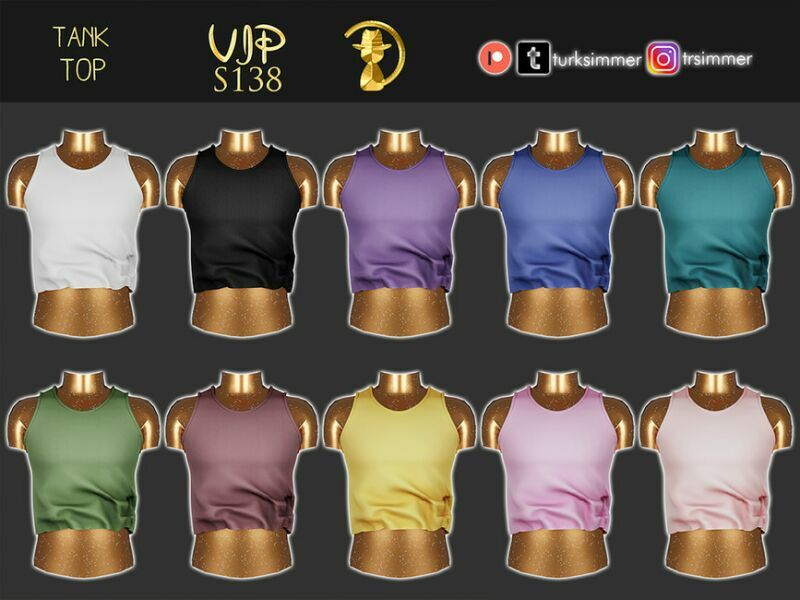 sims 4 cc patreon early access tank top s138 by turksimmer 2