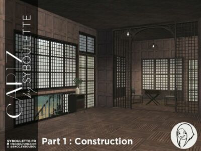 Patreon Early Release – Capiz SET – Part 1: Construction By Syboubou Sims 4 CC