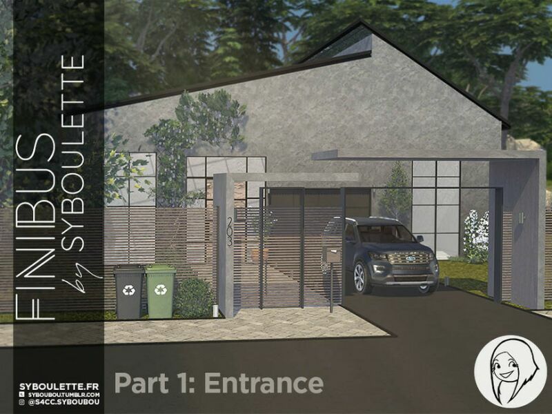 Patreon Early Release – Finibus SET – Part 1: Entrance By Syboubou Sims 4 CC