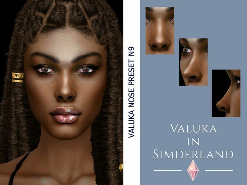 [Patreon] Valuka – Nose Preset N9 By Valuka Sims 4 CC