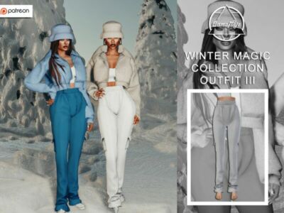 [Patreon] Winter Magic Collection – SET III (Pants) By Camuflaje Sims 4 CC