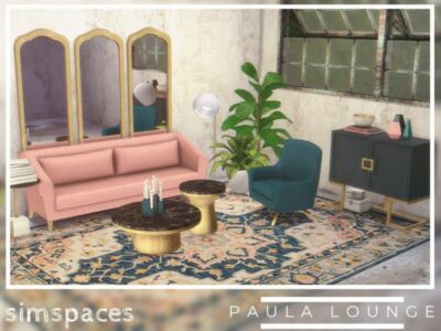 Paula Lounge By Simspaces Sims 4 CC