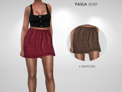 Paula Skirt By Puresim Sims 4 CC