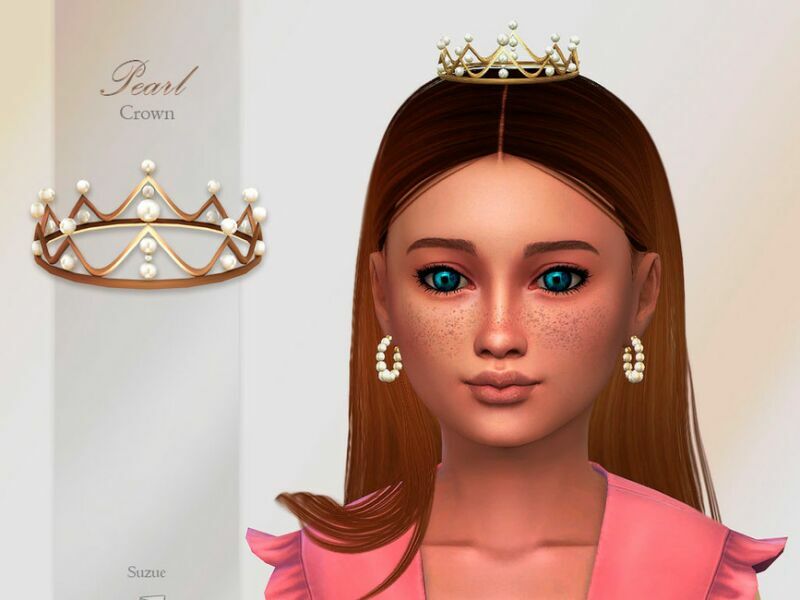 Pearl Crown Child By Suzue Sims 4 CC