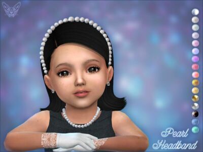 Pearl Headband For Toddlers By Giulietta Sims 4 CC