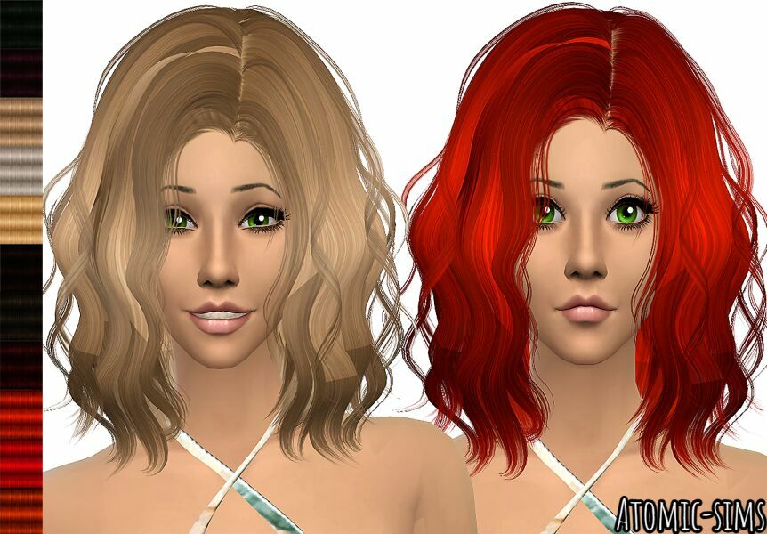 Peggyzone Hairmesh 6797 Retexture By Atomic-Sims Sims 4 CC