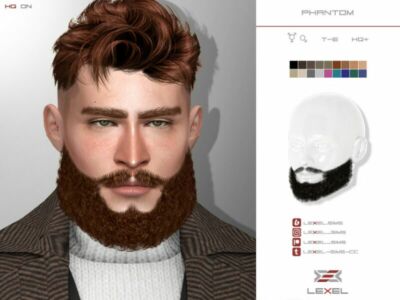 Phantom (Alpha Beard) Sims 4 CC