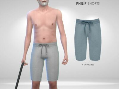 Philip Shorts By Puresim Sims 4 CC