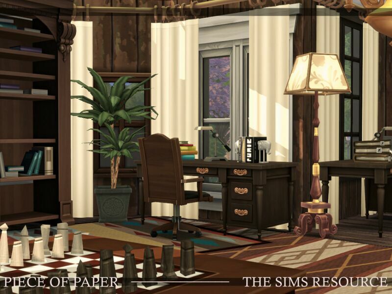 sims 4 cc piece of paper library nocc by simzmora 5