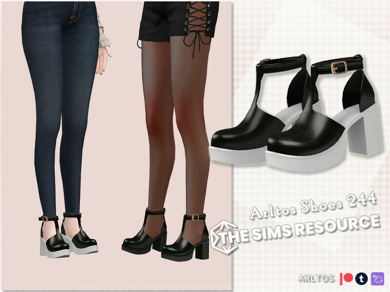 Platform Heels By Arltos Sims 4 CC