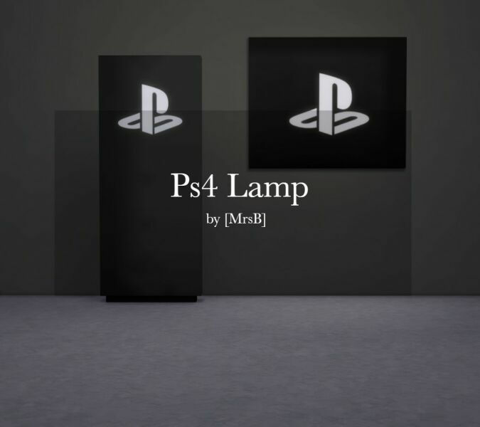 Playstation Lamp| CC By Mrsbarbiex3 Sims 4 CC