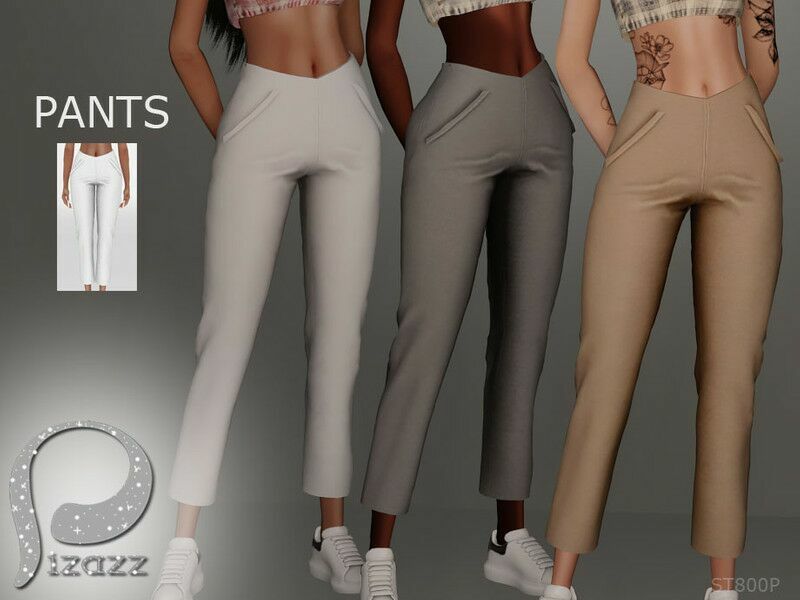 Pocket Crop Pants / Everyday Sims 4 CC