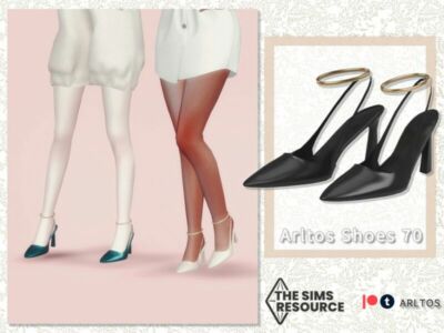 Pointed Simple High Heels / 70 By Arltos Sims 4 CC