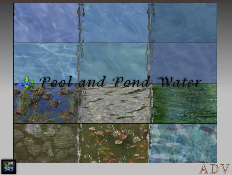 Pool And Pond Water Sims 4 CC