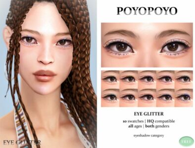 [Poyopoyo] EYE Glitter By Poyopoyo Sims 4 CC