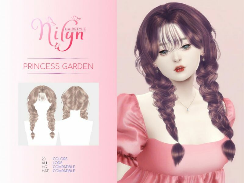 Princess Garden – NEW Mesh By Nilyn Sims 4 CC