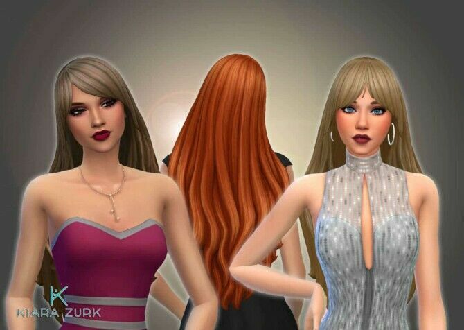 Priscila Hairstyle Sims 4 CC