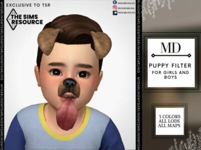 Puppy Filter Toddler By Mydarling20 Sims 4 CC