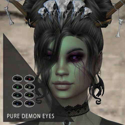 Pure Demon Eyes By Moonsongpixie Sims 4 CC