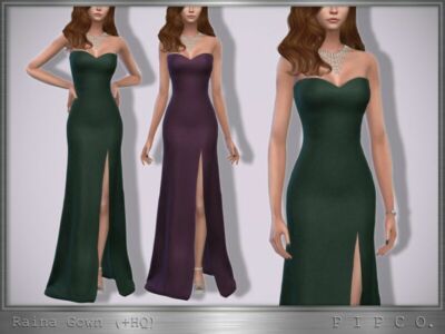 Raina Gown. By Pipco Sims 4 CC