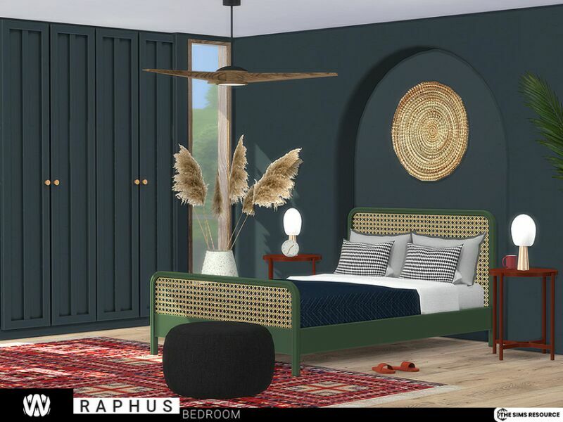 sims 4 cc raphus bedroom by wondymoon 3