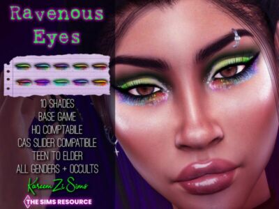 Ravenous Eyes By Kareemzisims Sims 4 CC