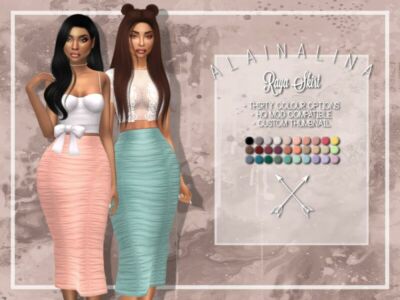 Raya Skirt By Alainalina Sims 4 CC