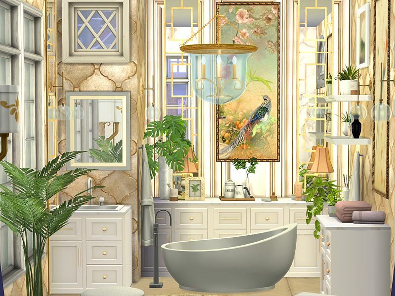 Recency Bathroom – CC By Flubs79 Sims 4 CC