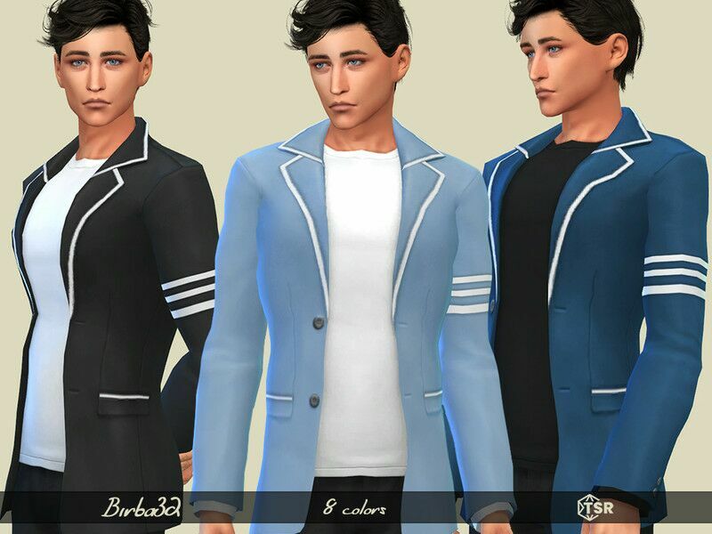 [Recolor] Francis Jacket By Birba32 Sims 4 CC