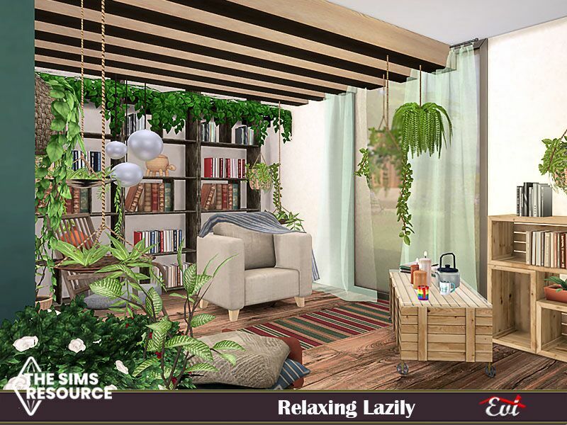 sims 4 cc relaxing lazily tsr only cc by evi 2