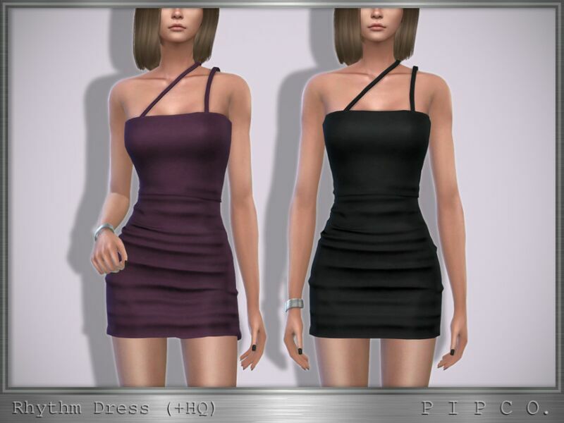 Rhythm Dress. By Pipco Sims 4 CC