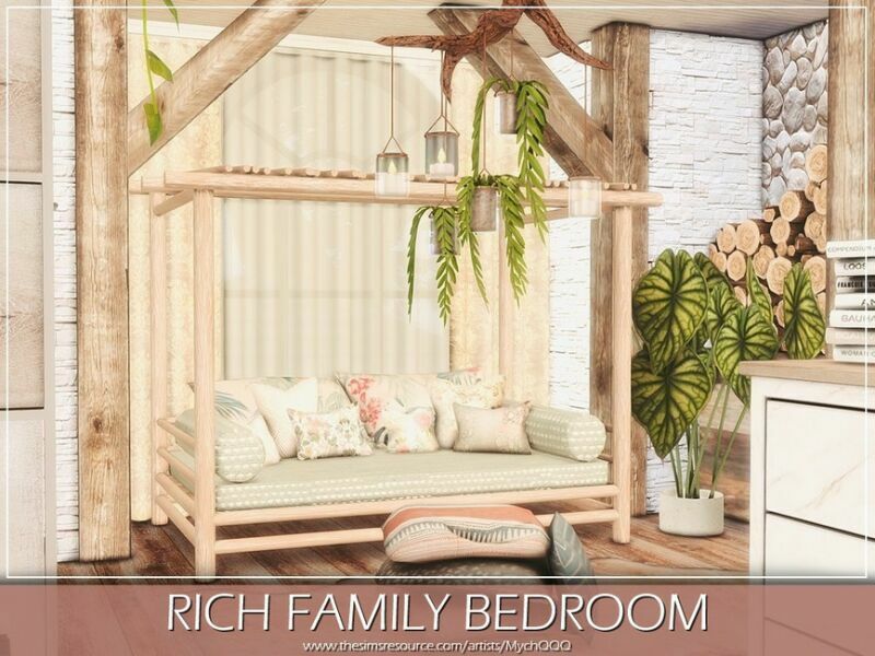 sims 4 cc rich family bedroom by mychqqq 3