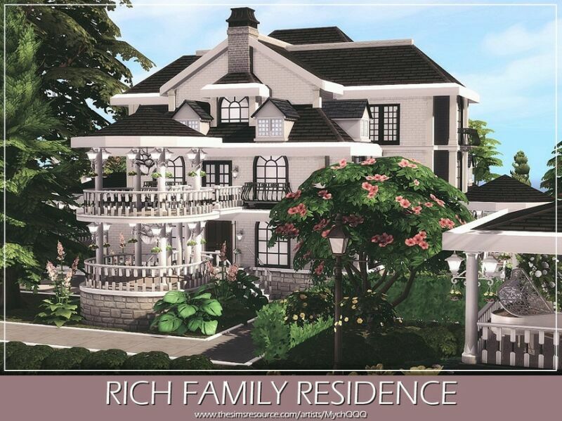 sims 4 cc rich family residence unfurnished by mychqqq 5