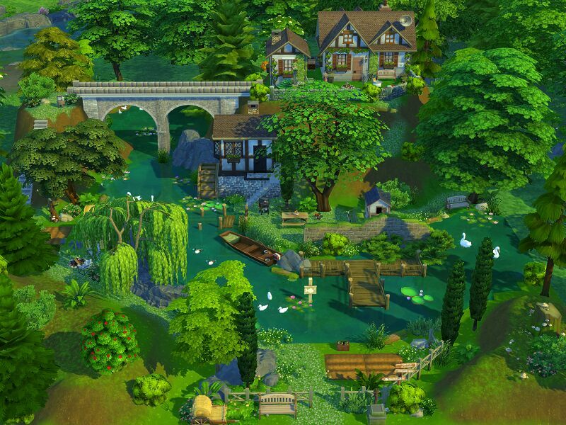 sims 4 cc riverside cottage no cc by flubs79 2