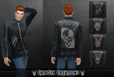 Rocker Jacket / Male V4 By Catysix Sims 4 CC