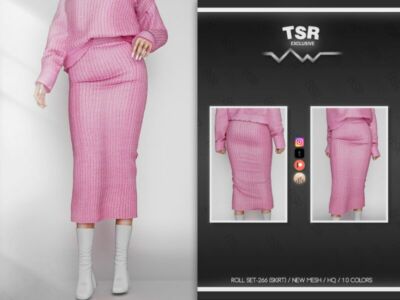 Roll SET-266 (Skirt) BD795 By Busra-Tr Sims 4 CC