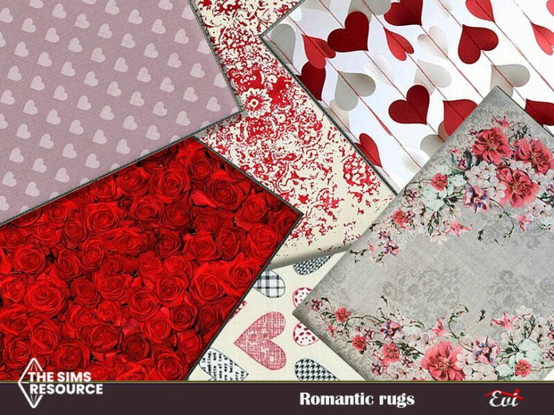 Romantic Rugs By EVI Sims 4 CC