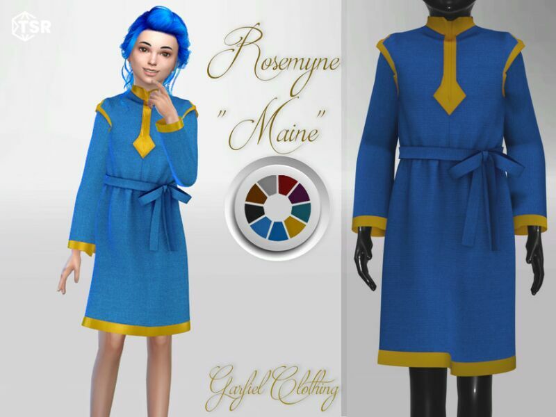 Rosemyne “Maine” By Garfiel Sims 4 CC