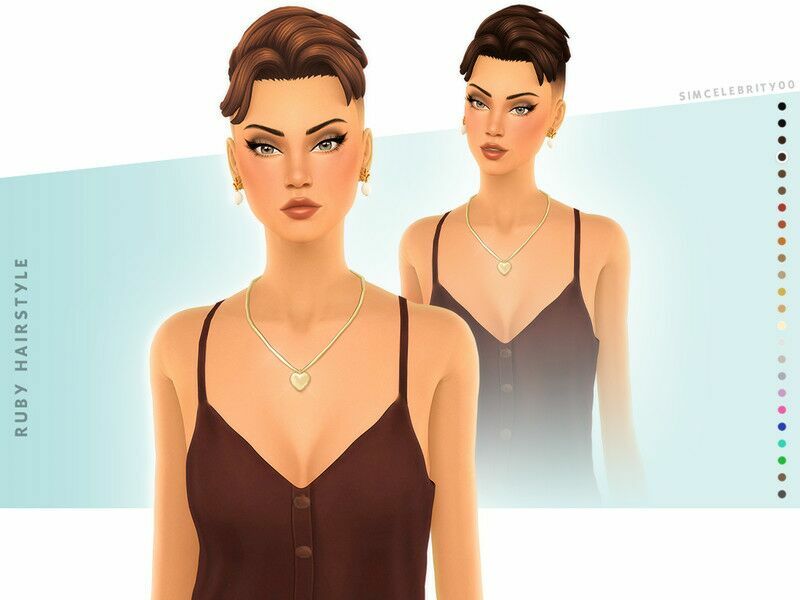 Ruby Hairstyle Sims 4 CC